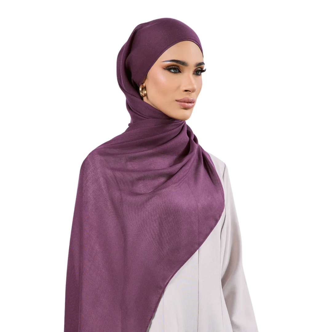 Berry Modal Hijab - Image 3