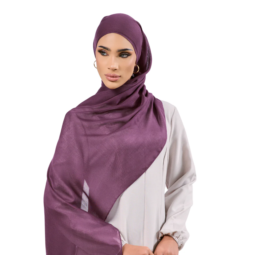 Berry Modal Hijab - Image 4