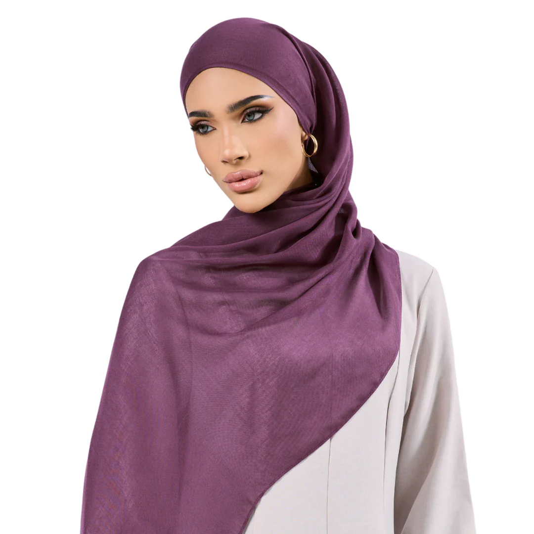 Berry Modal Hijab - Image 5