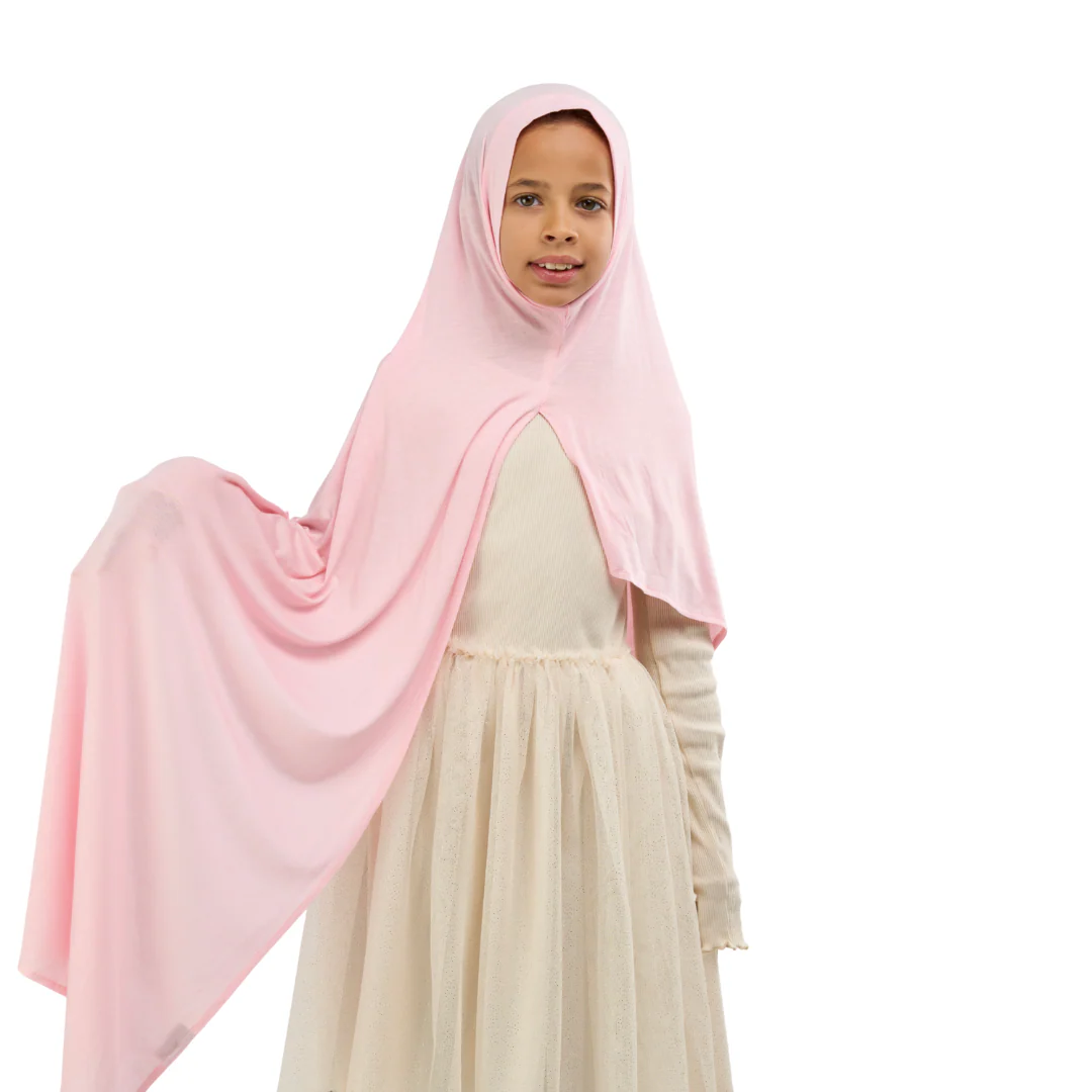 Bubblegum Sparkle Instant Jersey Hijab - Image 3