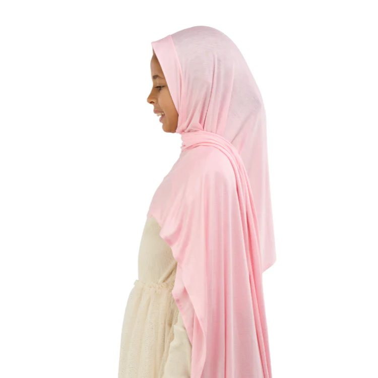 Bubblegum Sparkle Instant Jersey Hijab - Image 4