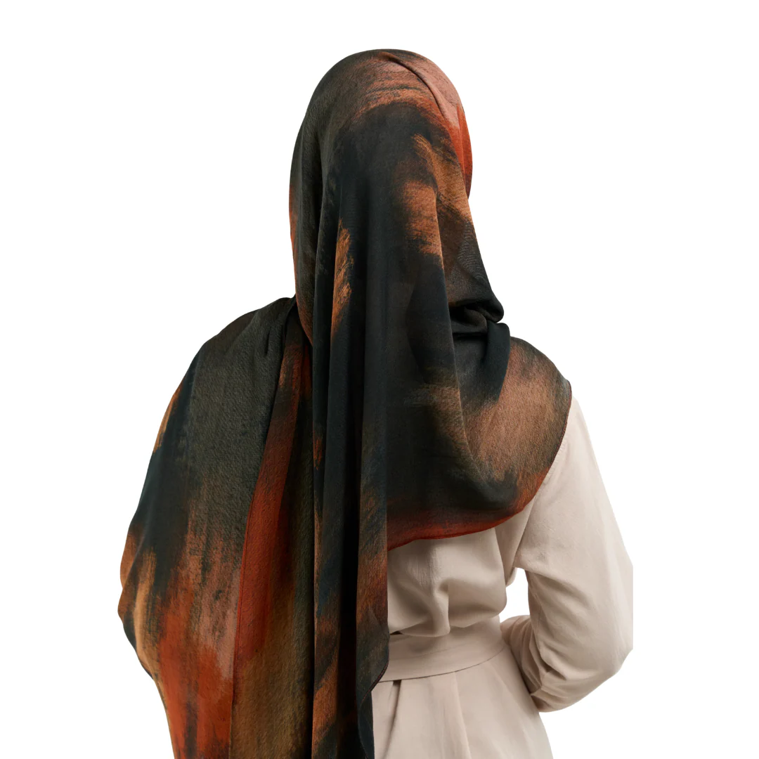Burnt Maple Modal Hijab - Image 3