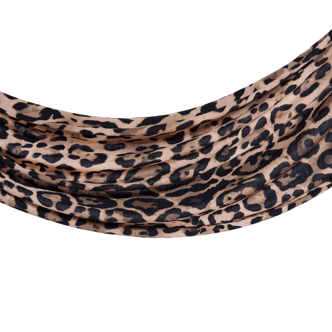 Golden Leopard Jersey Hijab - Image 7