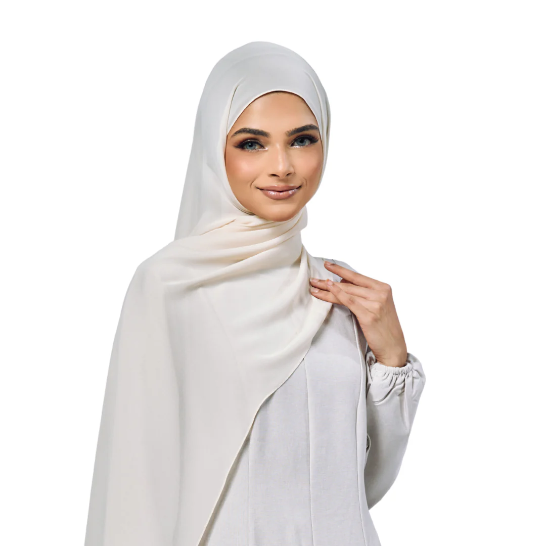 Milk Chiffon Hijab - Image 4
