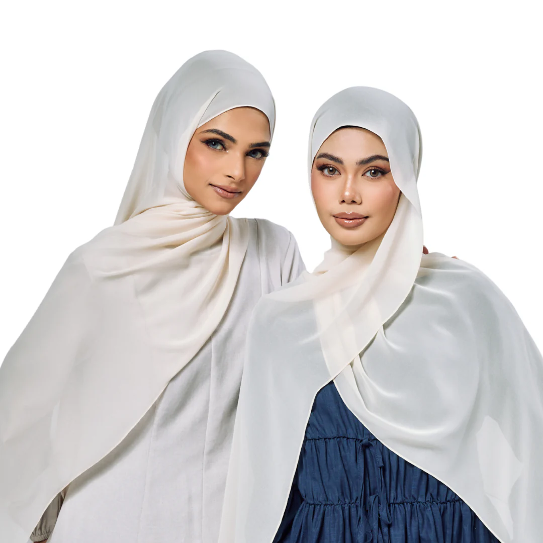 Milk Chiffon Hijab - Image 5