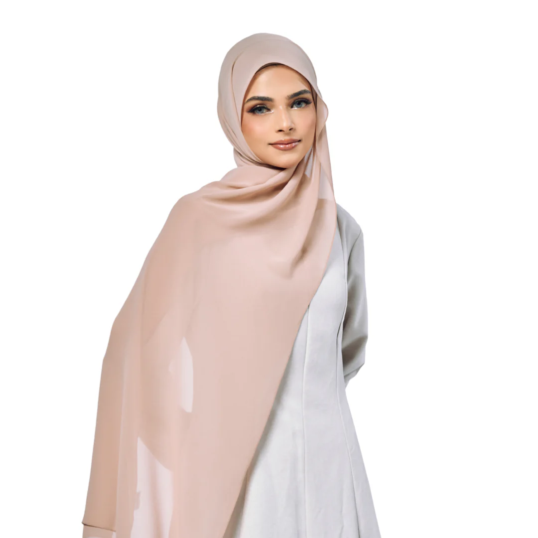 Pebble Chiffon Hijab - Image 3