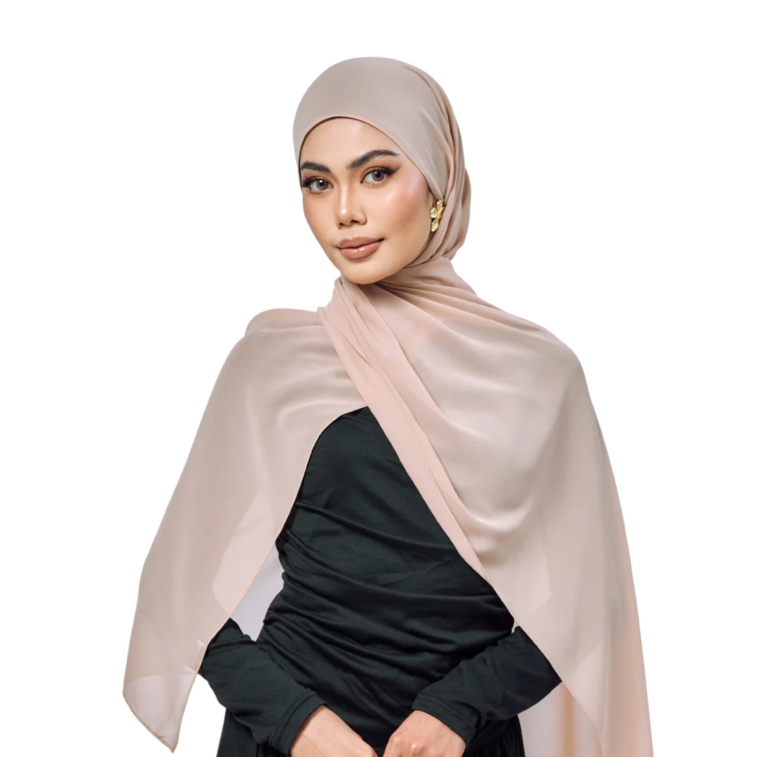 Pebble Chiffon Hijab - Image 4