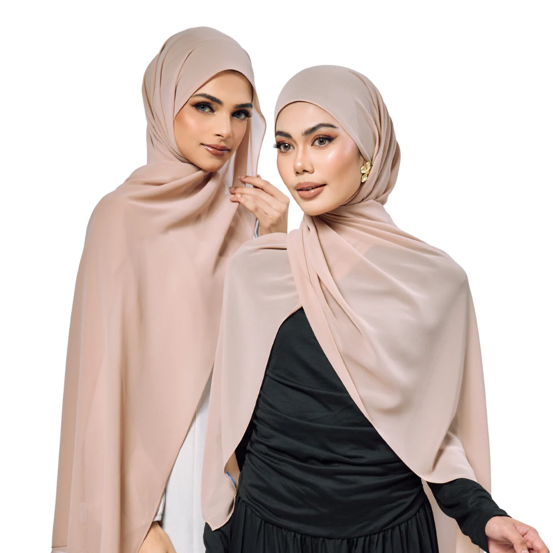 Pebble Chiffon Hijab - Image 5