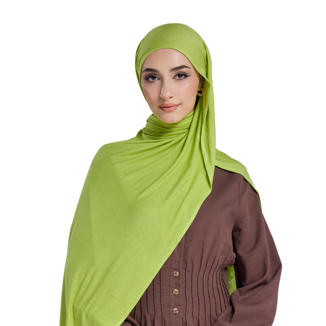 Pistachio Jersey Hijab - Image 2