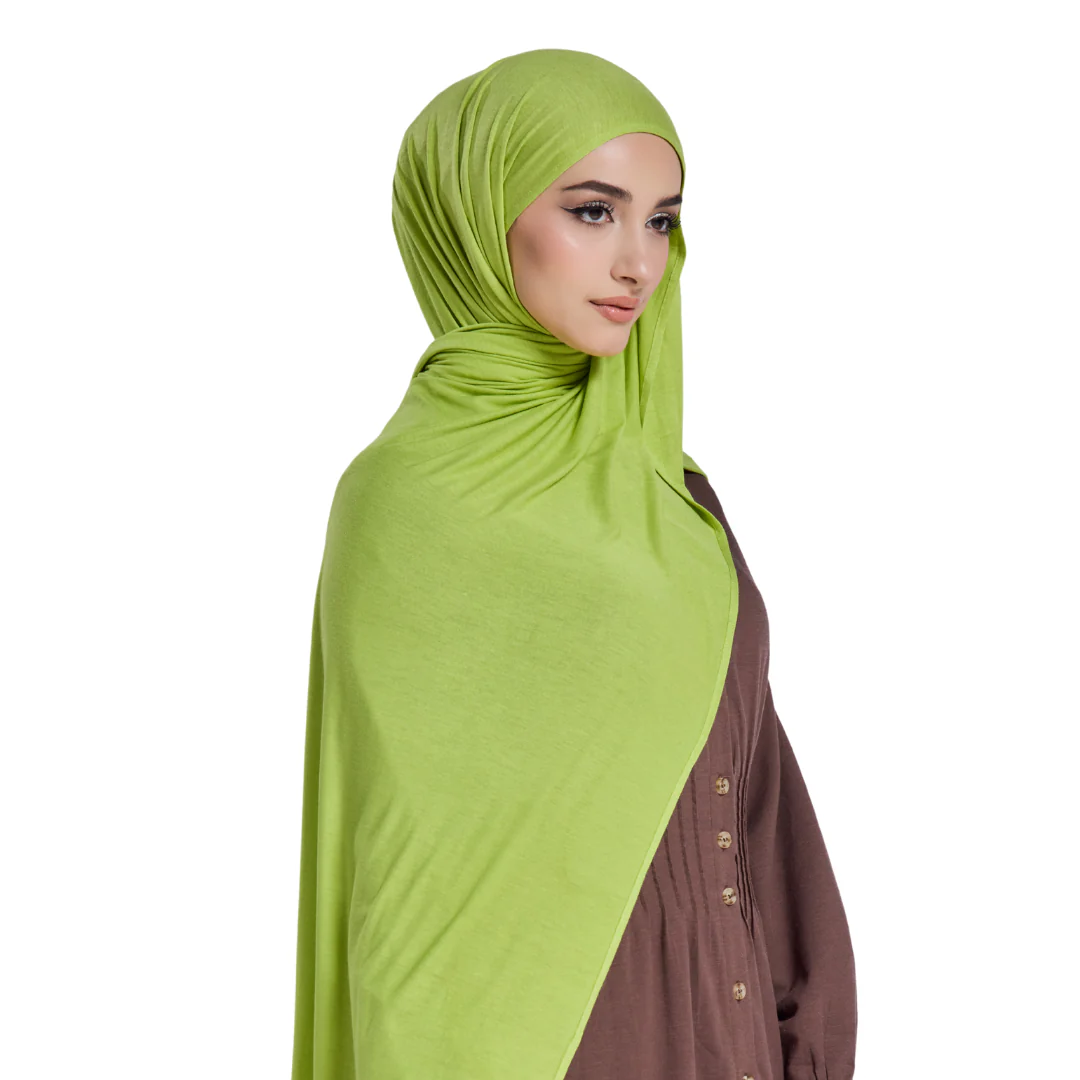 Pistachio Jersey Hijab - Image 3