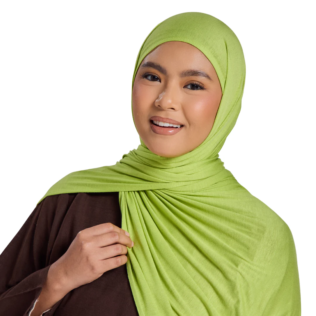 Pistachio Jersey Hijab - Image 4