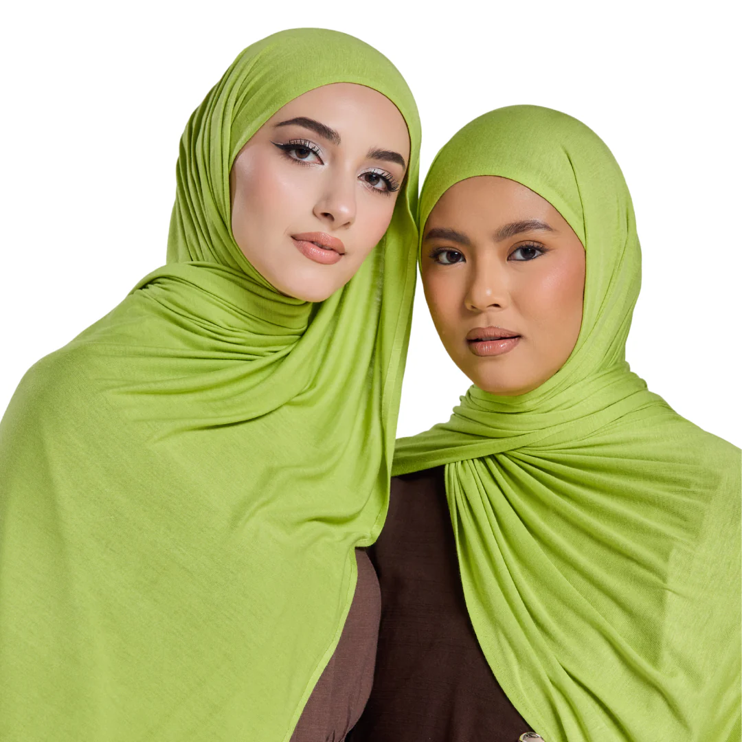 Pistachio Jersey Hijab - Image 5