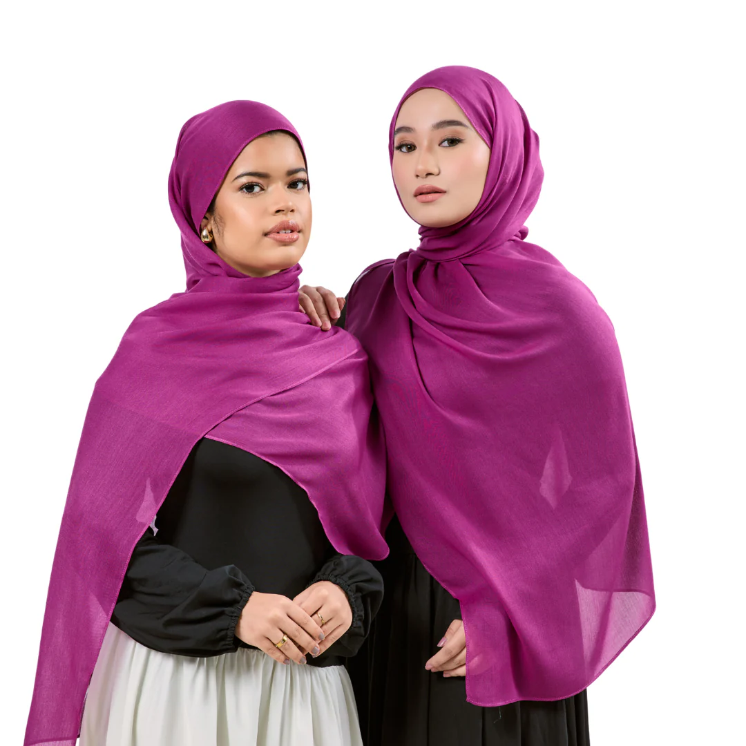 Pomegranate Modal Hijab - Image 2