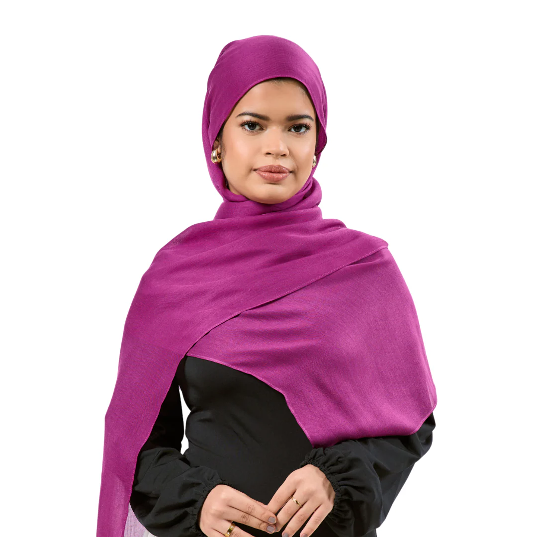 Pomegranate Modal Hijab - Image 5