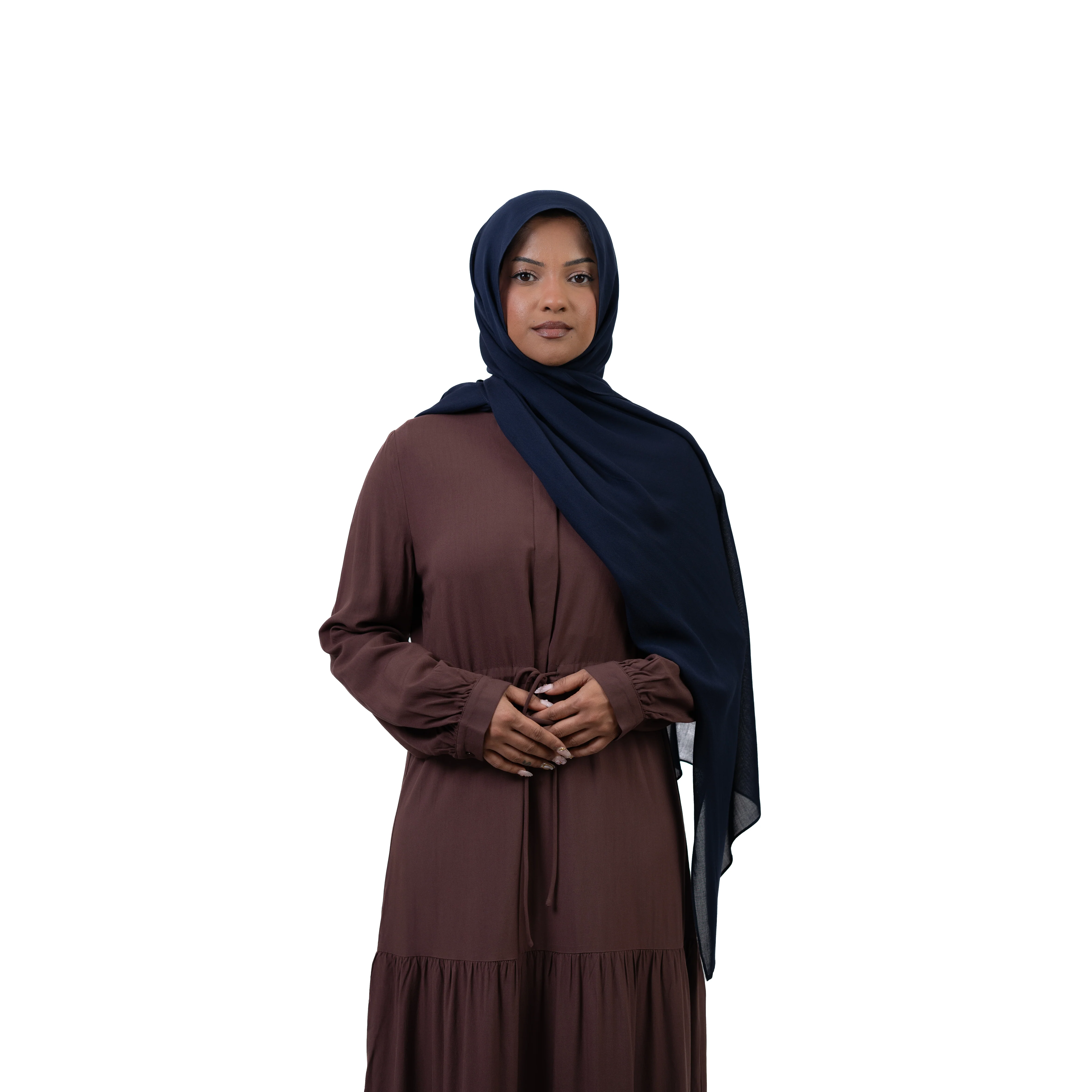 Rayon Maxi Dress - Espresso Brown - Image 5