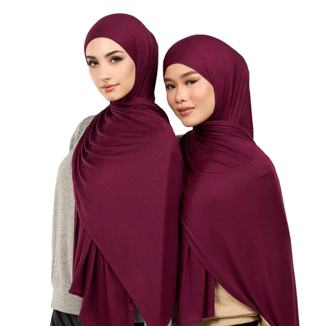 Spiced Fig Jersey Hijab - Image 6